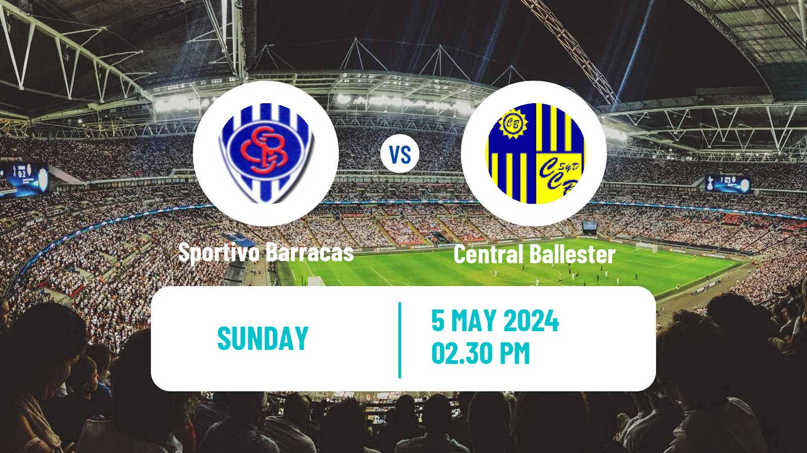 Soccer Argentinian Primera C Sportivo Barracas - Central Ballester