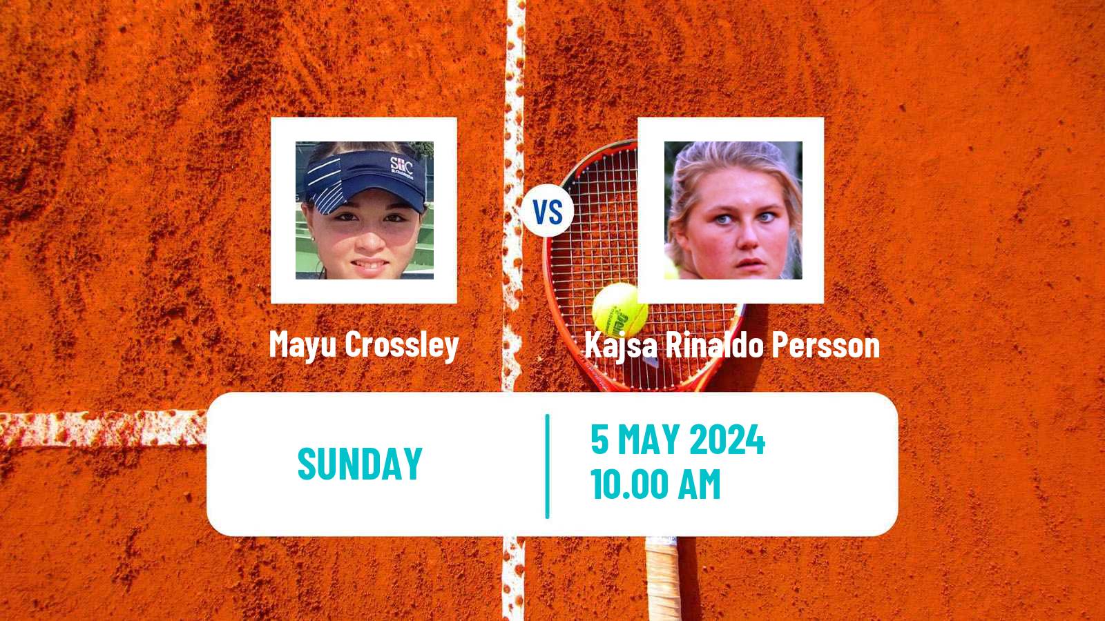 Tennis ITF W35 Boca Raton Fl 2 Women Mayu Crossley - Kajsa Rinaldo Persson