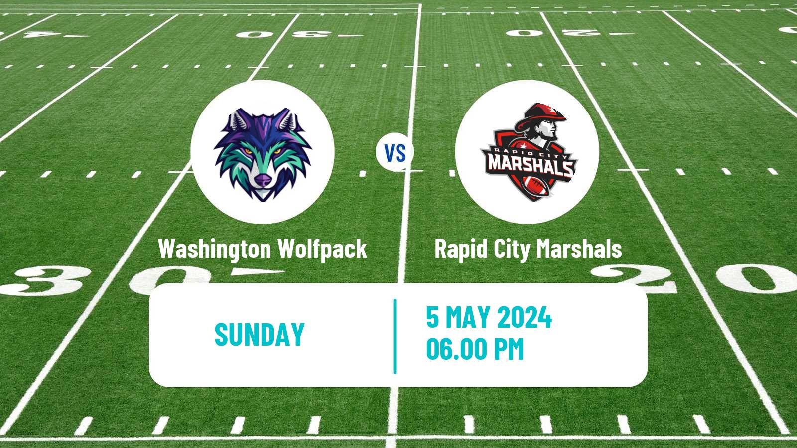 Arena football Arena Football League Washington Wolfpack - Rapid City Marshals