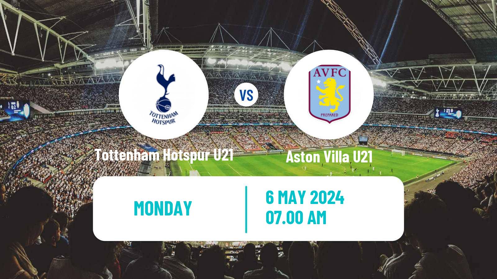 Soccer English Premier League 2 Tottenham Hotspur U21 - Aston Villa U21