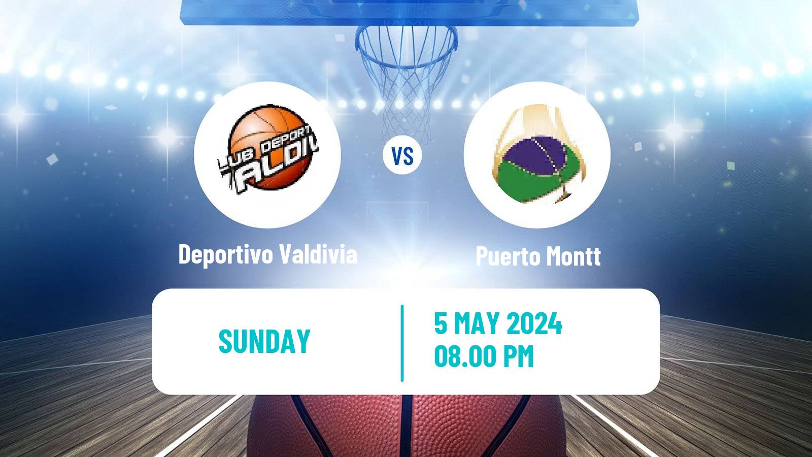 Basketball Chilean LNB Deportivo Valdivia - Puerto Montt