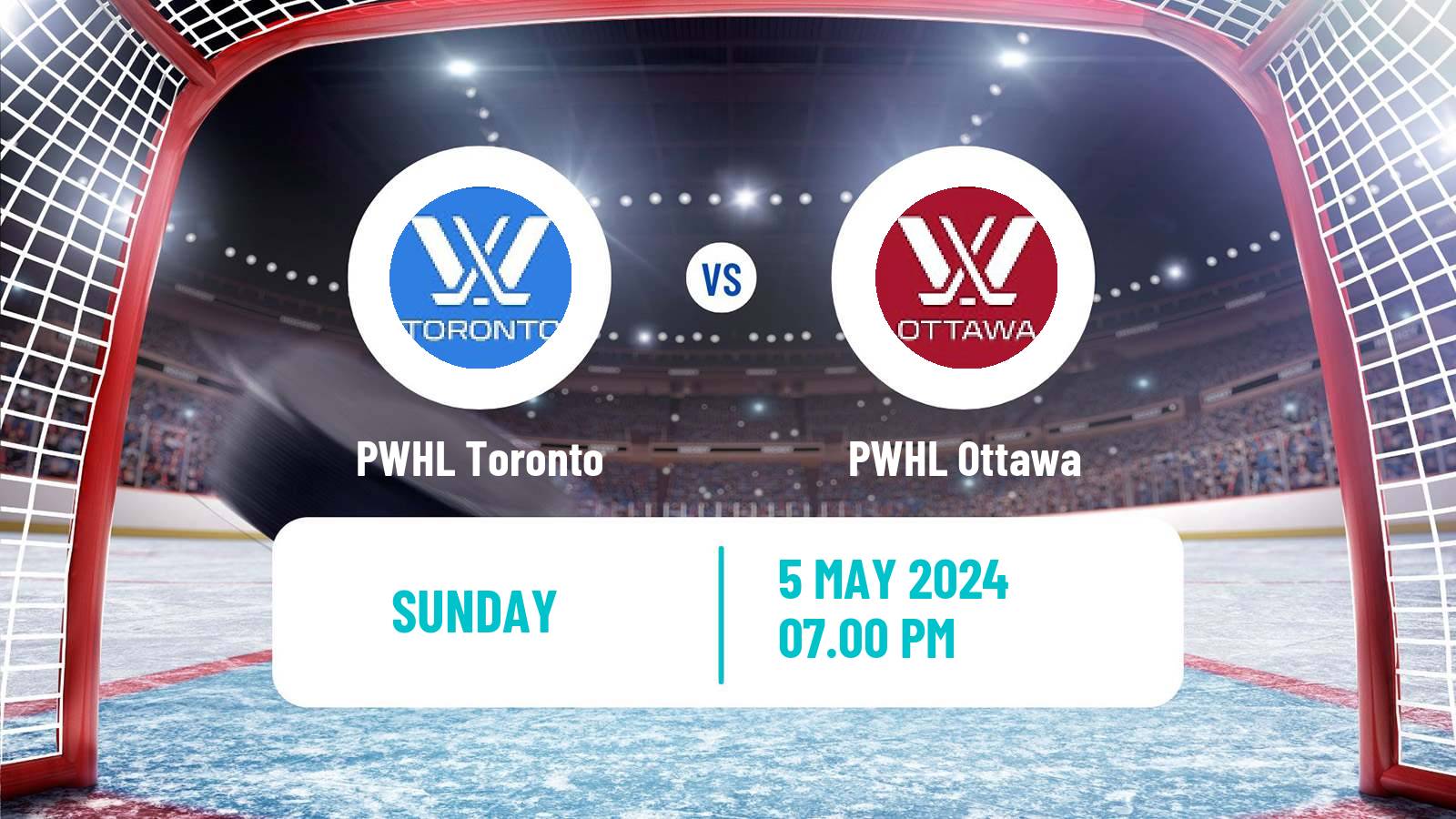Hockey PWHL Women Toronto - Ottawa
