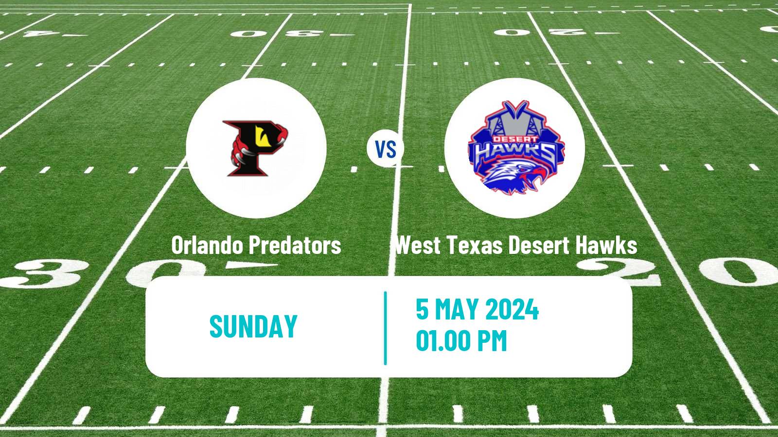 Arena football Arena Football League Orlando Predators - West Texas Desert Hawks