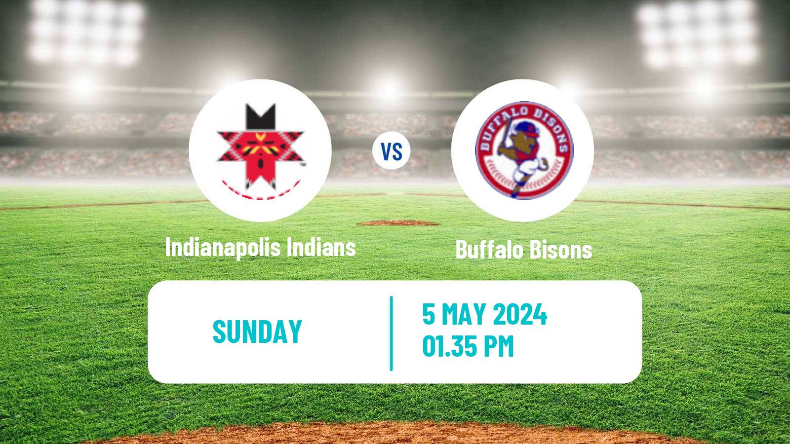Baseball IL Indianapolis Indians - Buffalo Bisons