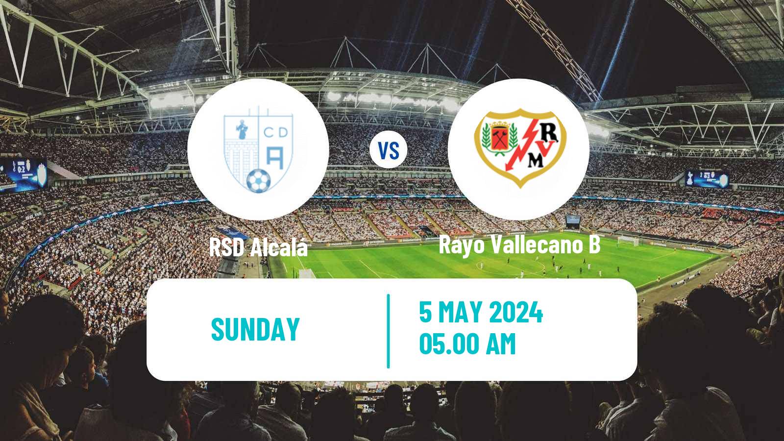 Soccer Spanish Tercera RFEF - Group 7 Alcalá - Rayo Vallecano B