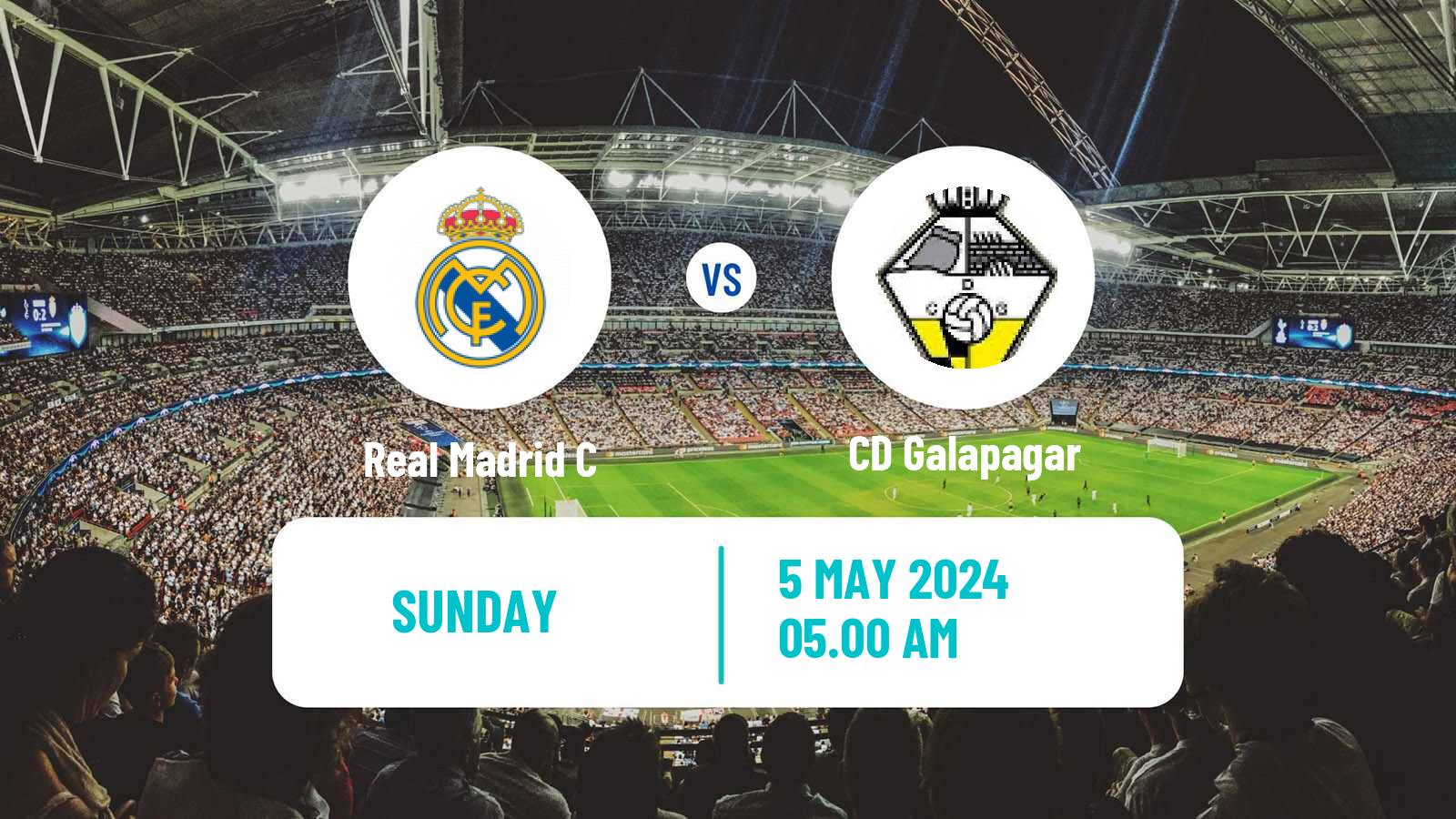 Soccer Spanish Tercera RFEF - Group 7 Real Madrid C - Galapagar