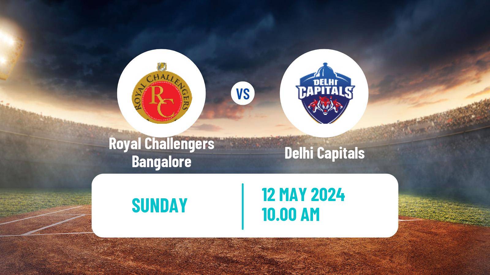 Cricket Indian Premier League Cricket Royal Challengers Bangalore - Delhi Capitals