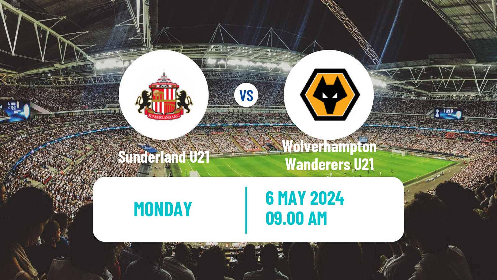 Soccer English Premier League 2 Sunderland U21 - Wolverhampton Wanderers U21