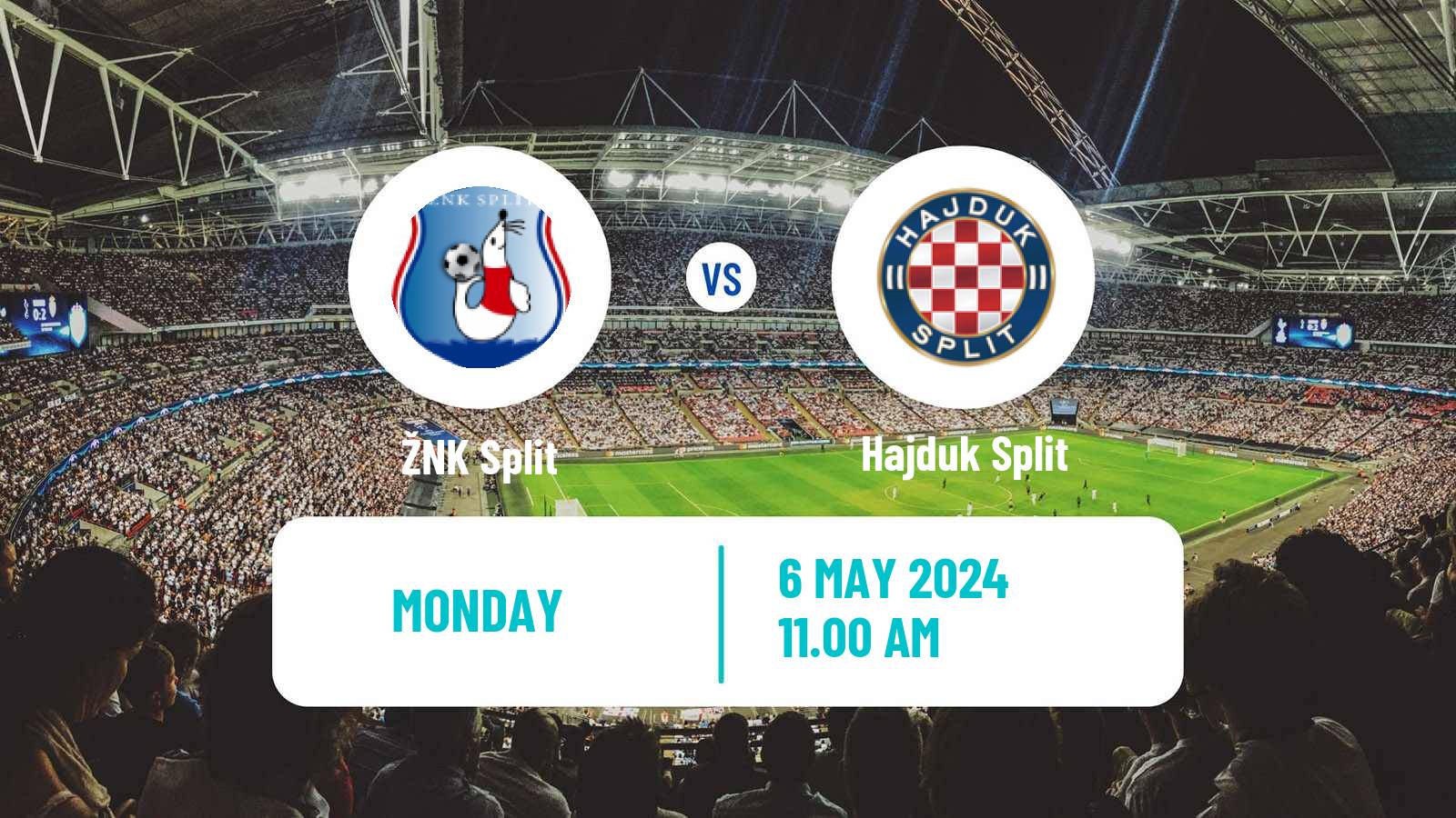 Soccer Croatian 1 HNL Women Split - Hajduk Split