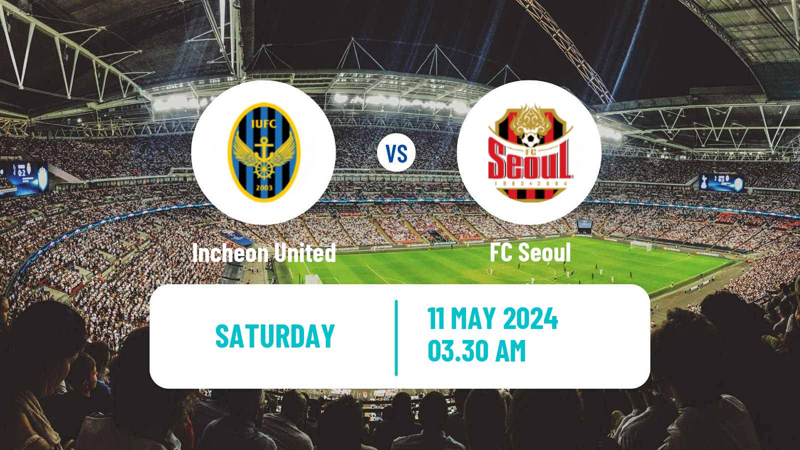 Soccer South Korean K-League 1 Incheon United - FC Seoul