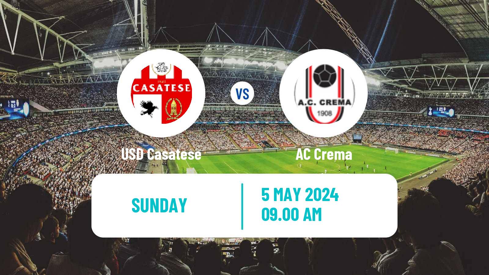 Soccer Italian Serie D - Group B Casatese - Crema