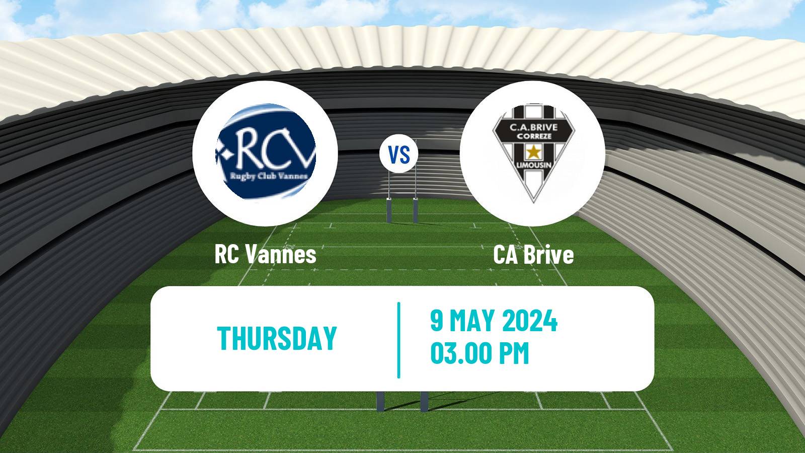 Rugby union French Pro D2 Vannes - Brive