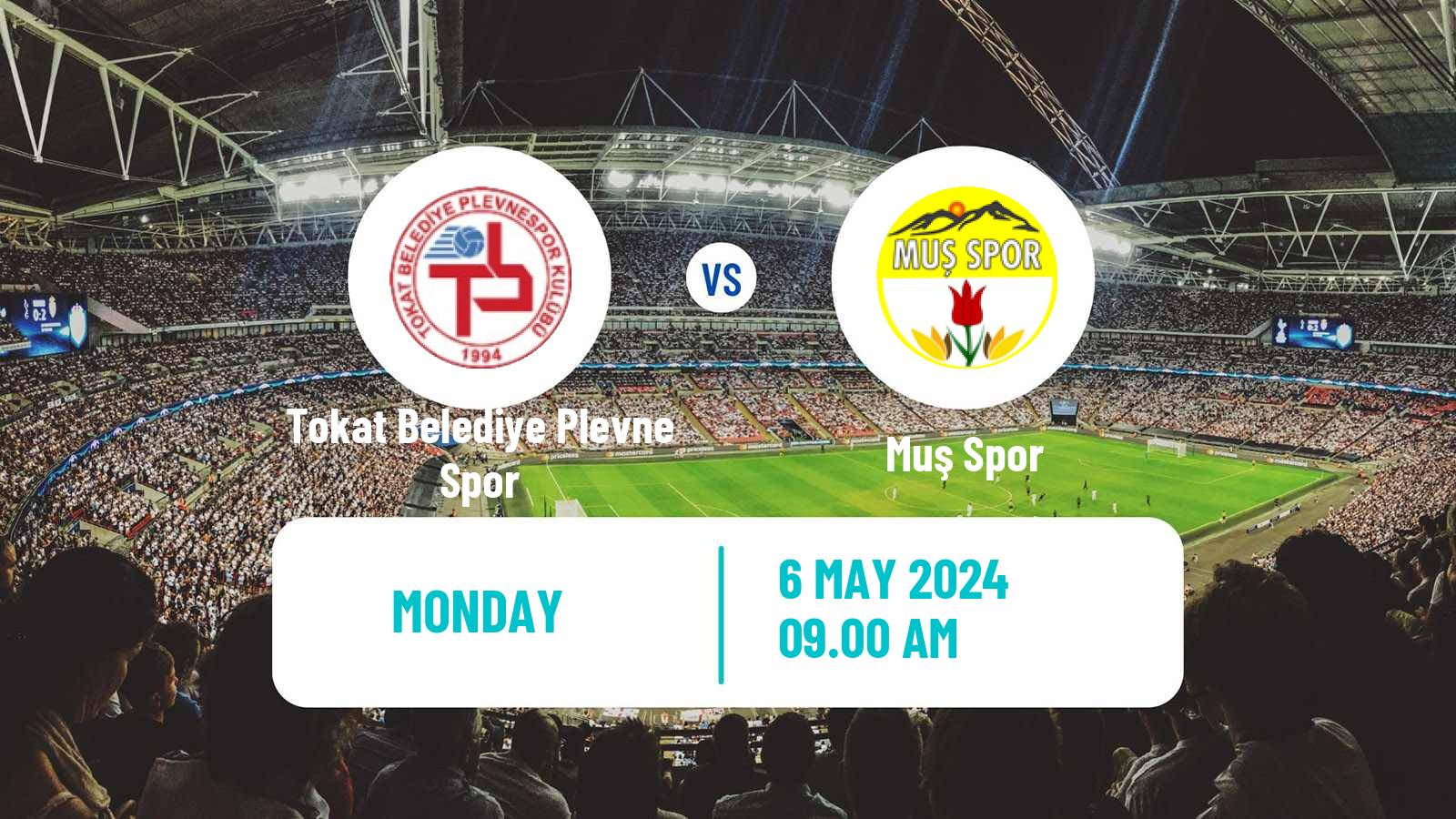 Soccer Turkish 3 Lig Group 1 Tokat Belediye Plevne Spor - Muş Spor