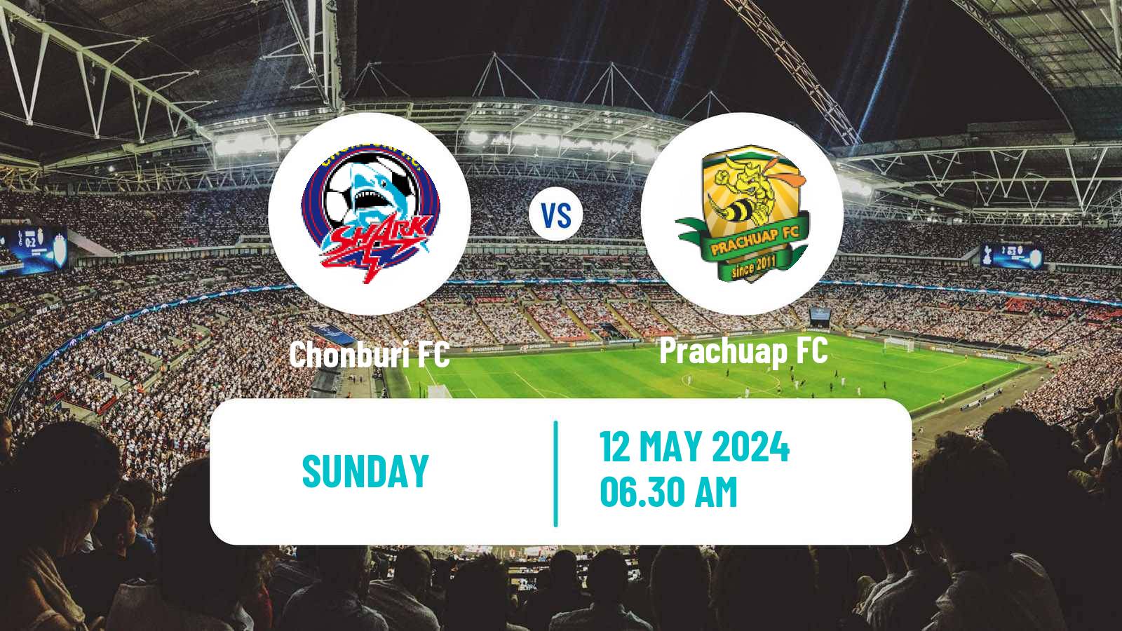 Soccer Thai League 1 Chonburi - Prachuap