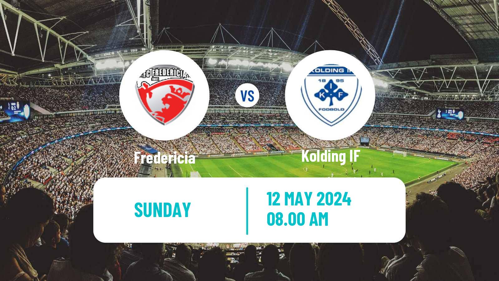 Soccer Danish 1 Division Fredericia - Kolding IF