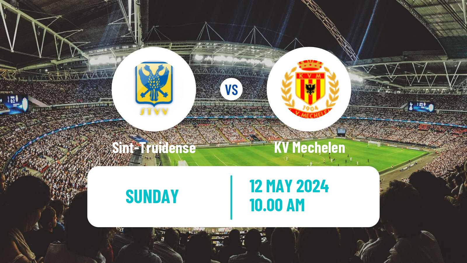 Soccer Belgian Jupiler Pro League Sint-Truidense - KV Mechelen