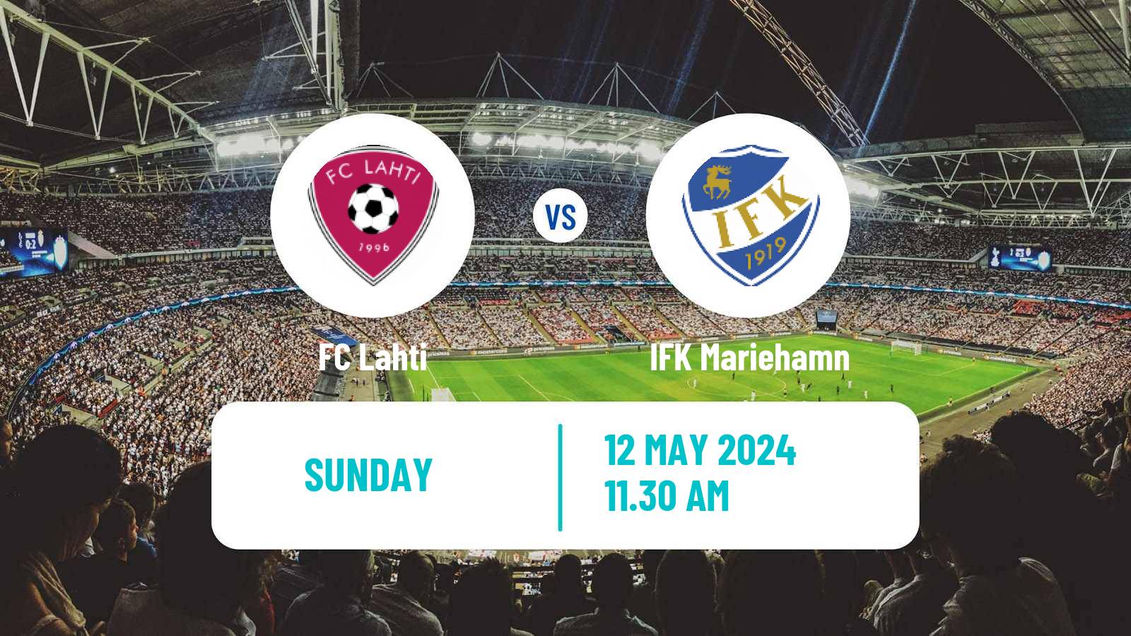Soccer Finnish Veikkausliiga Lahti - IFK Mariehamn