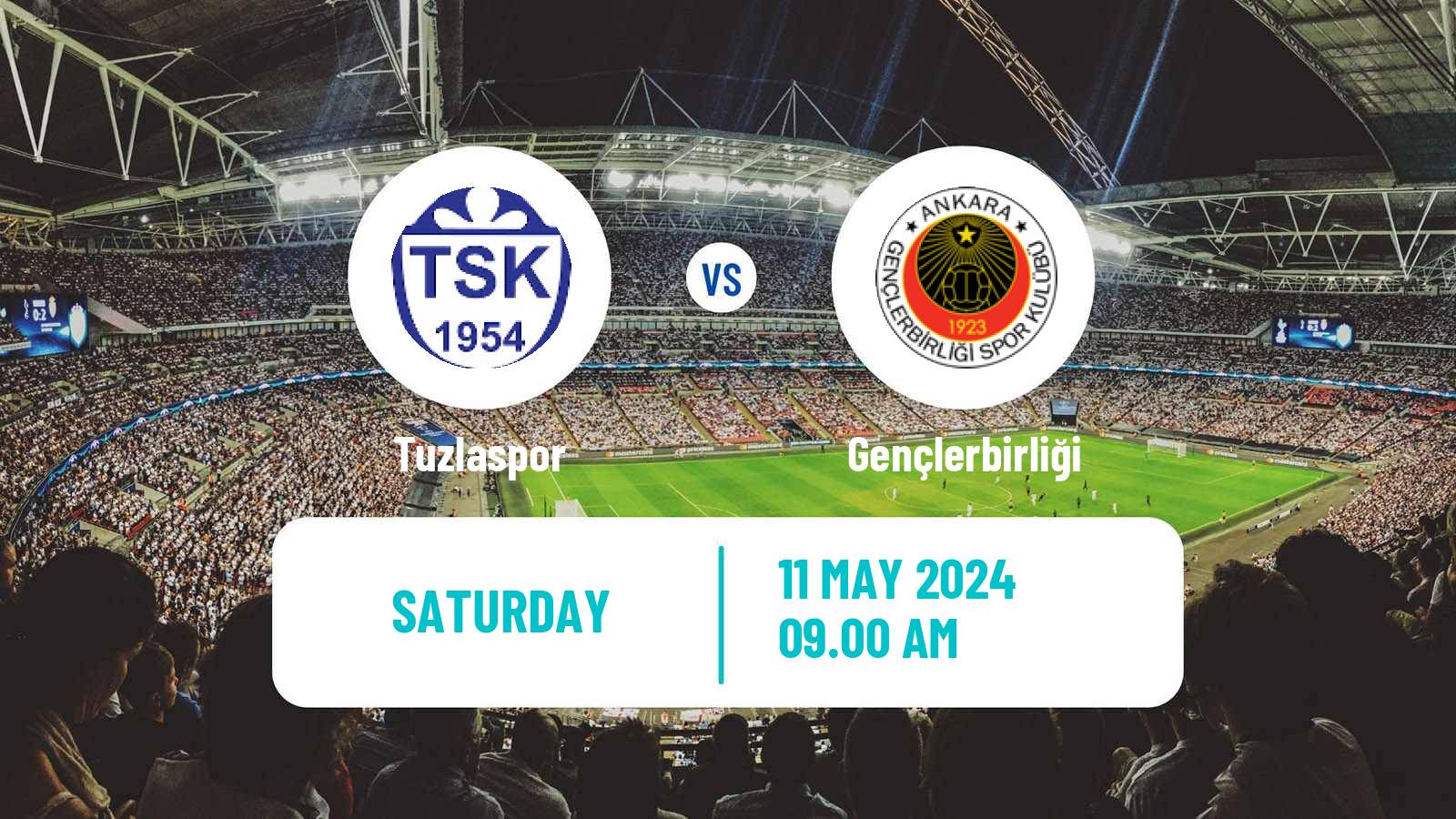 Soccer Turkish First League Tuzlaspor - Gençlerbirliği