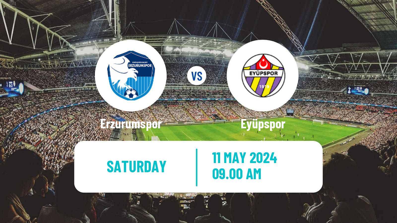 Soccer Turkish First League Erzurumspor - Eyüpspor