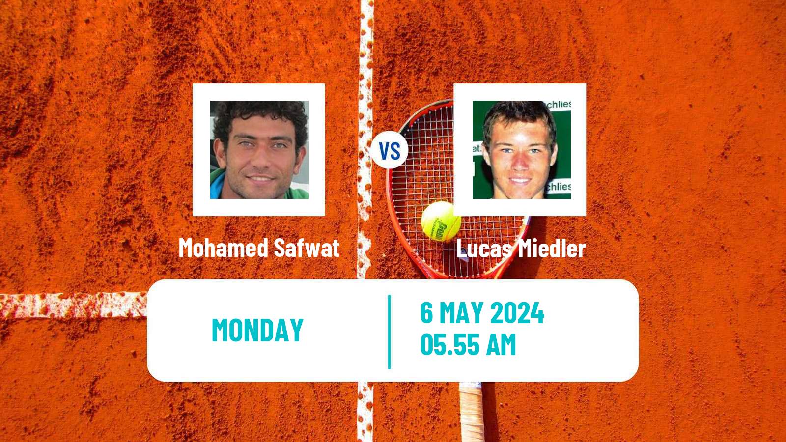 Tennis Mauthausen Challenger Men Mohamed Safwat - Lucas Miedler