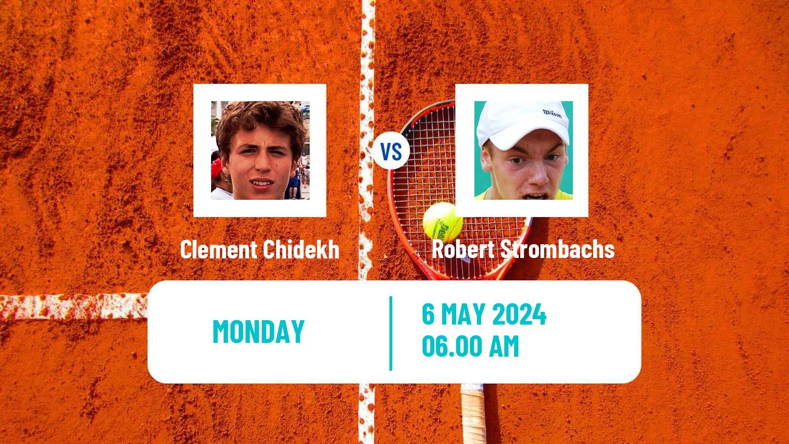Tennis Prague Challenger Men Clement Chidekh - Robert Strombachs