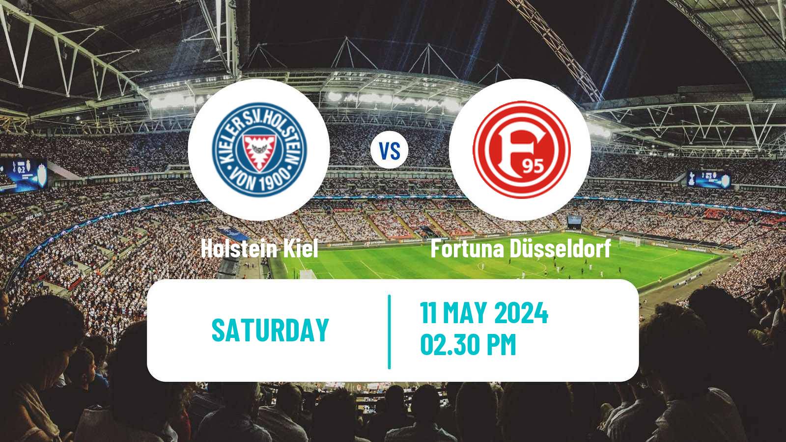 Soccer German 2 Bundesliga Holstein Kiel - Fortuna Düsseldorf