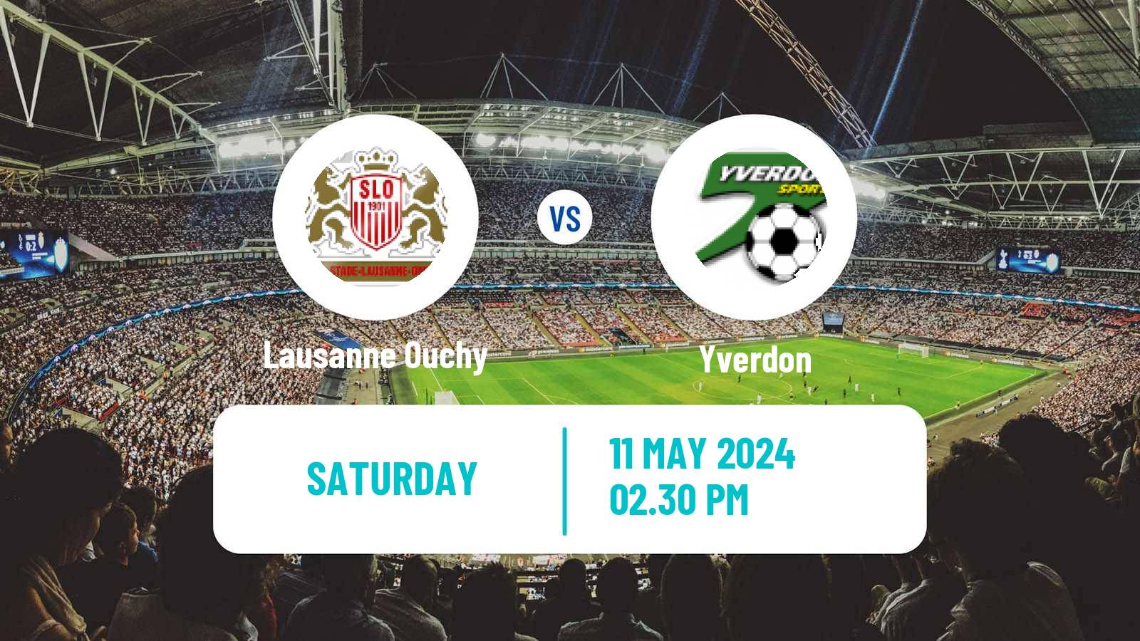 Soccer Swiss Super League Lausanne Ouchy - Yverdon