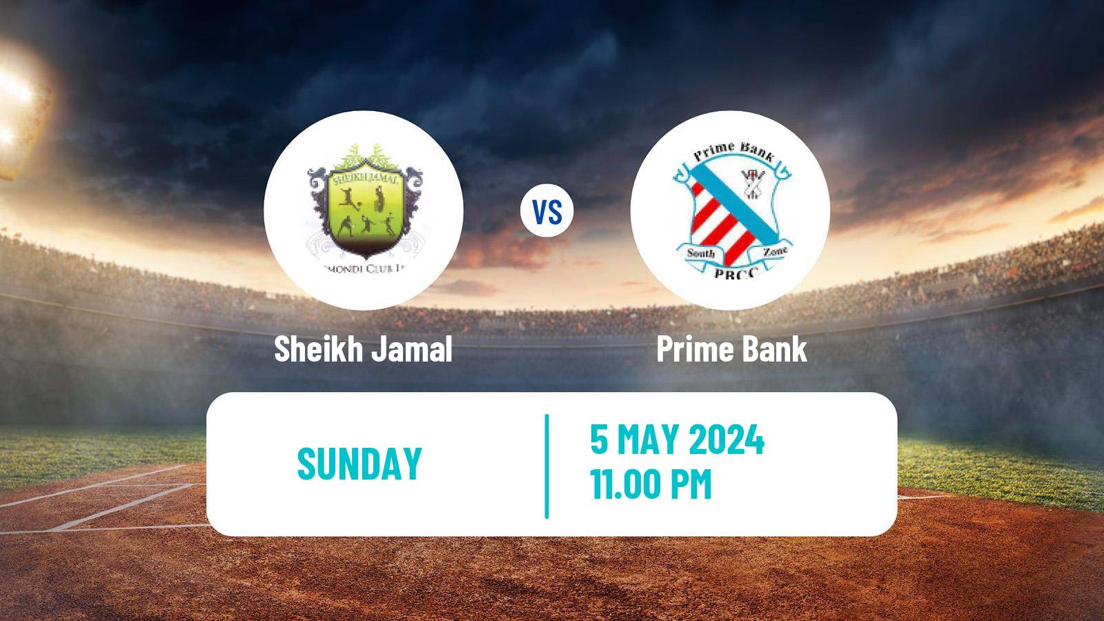 Cricket Bangladesh Dhaka Premier League Sheikh Jamal - Prime Bank