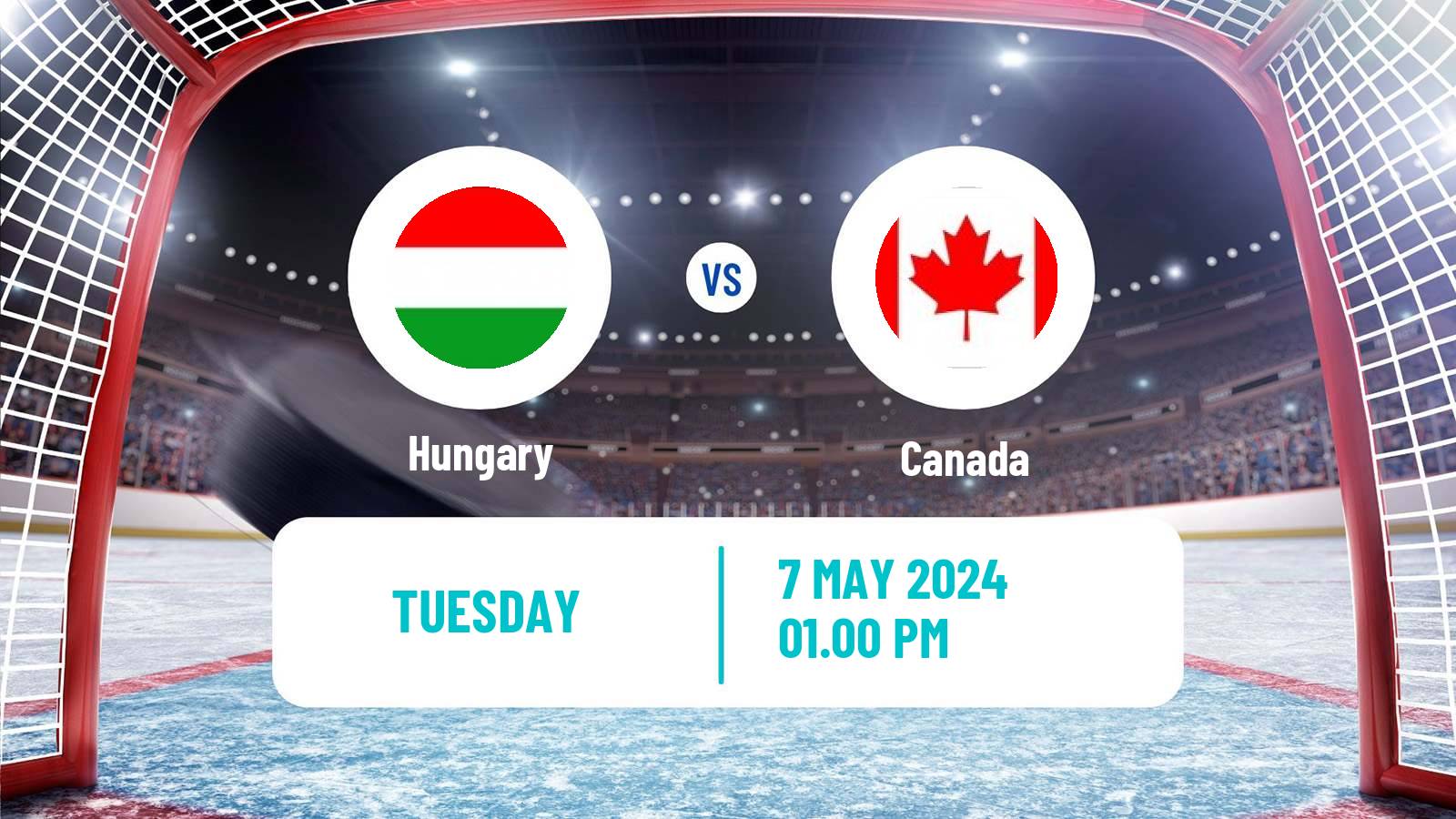 Hockey Friendly International Ice Hockey Hungary - Canada