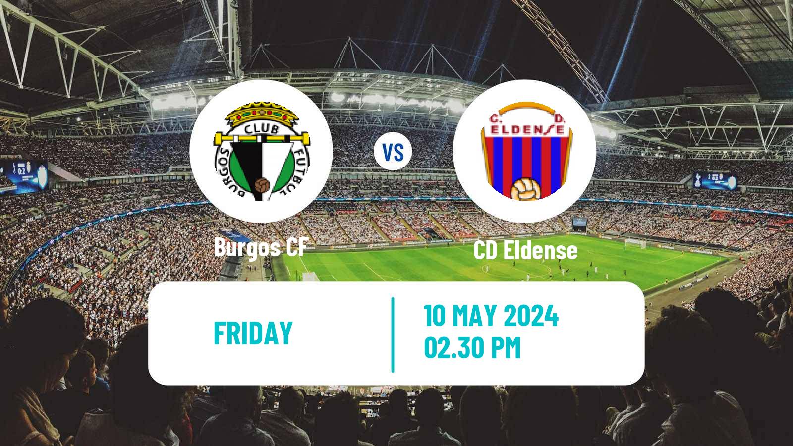 Soccer Spanish LaLiga2 Burgos - Eldense