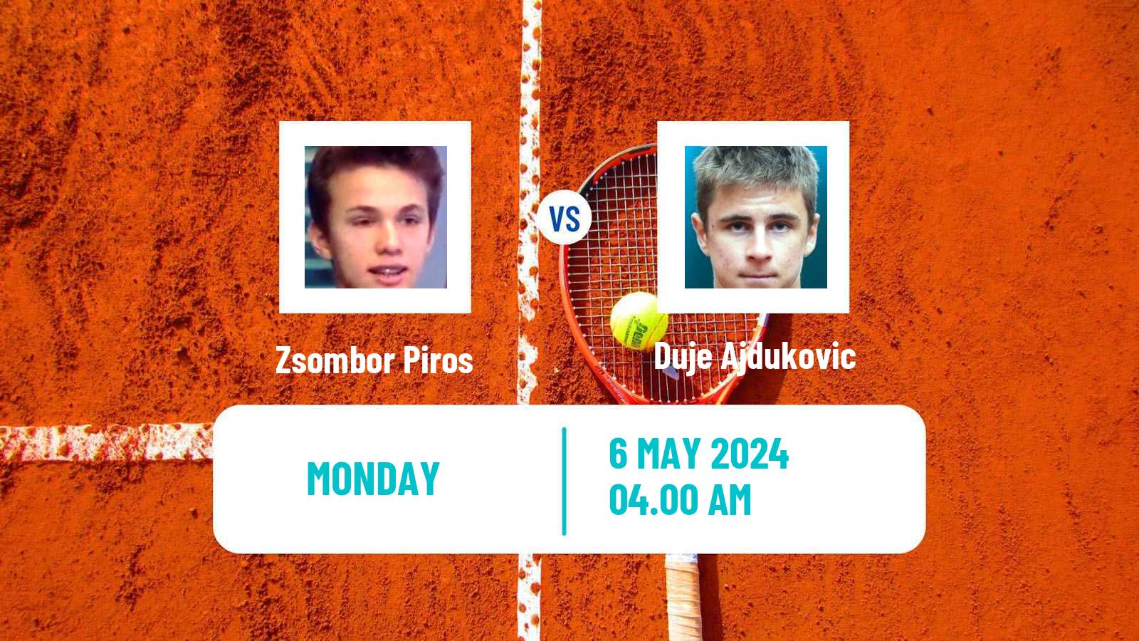 Tennis ATP Roma Zsombor Piros - Duje Ajdukovic