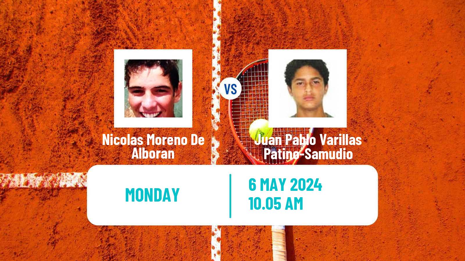 Tennis ATP Roma Nicolas Moreno De Alboran - Juan Pablo Varillas Patino-Samudio
