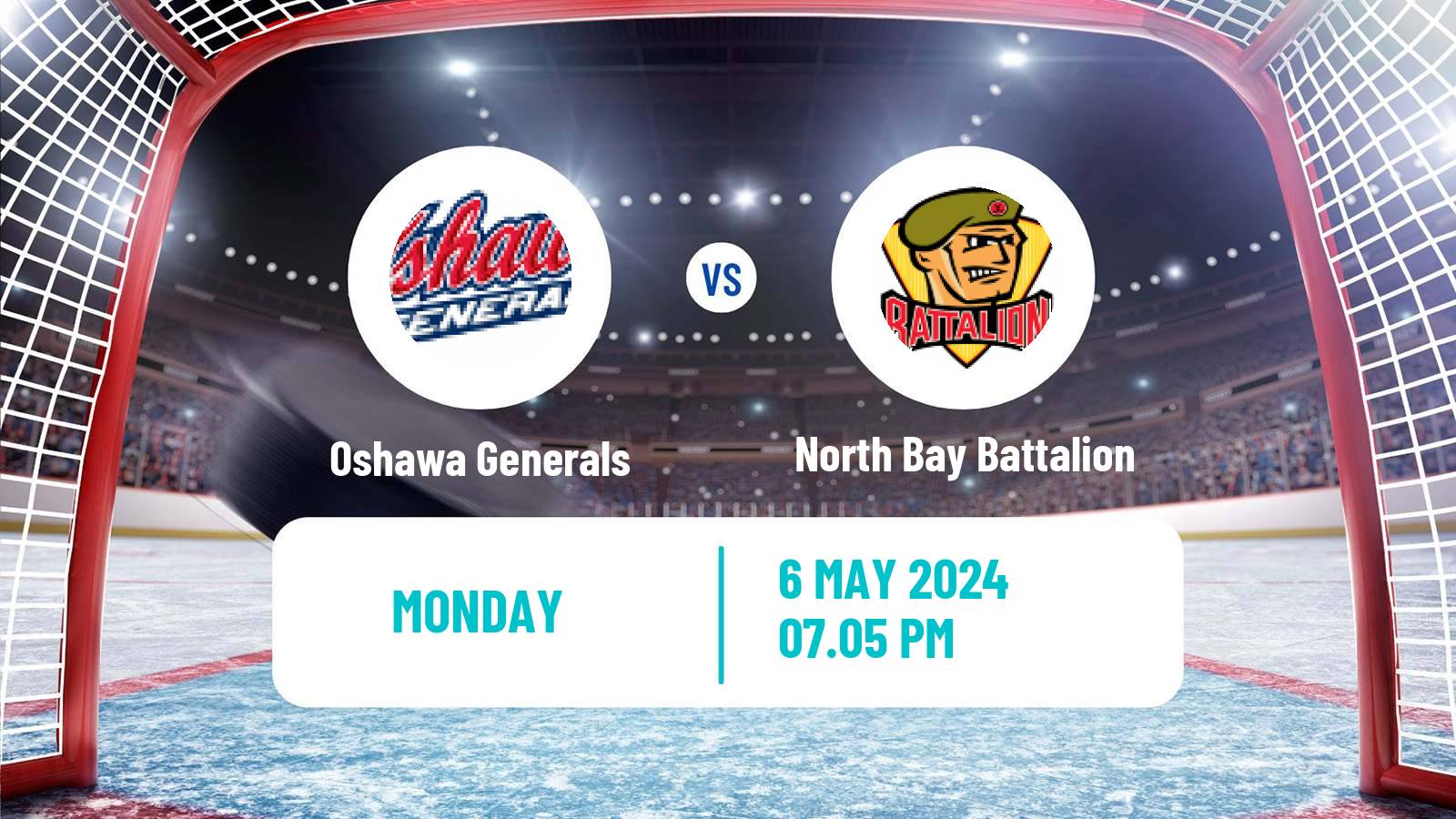 Hockey OHL Oshawa Generals - North Bay Battalion