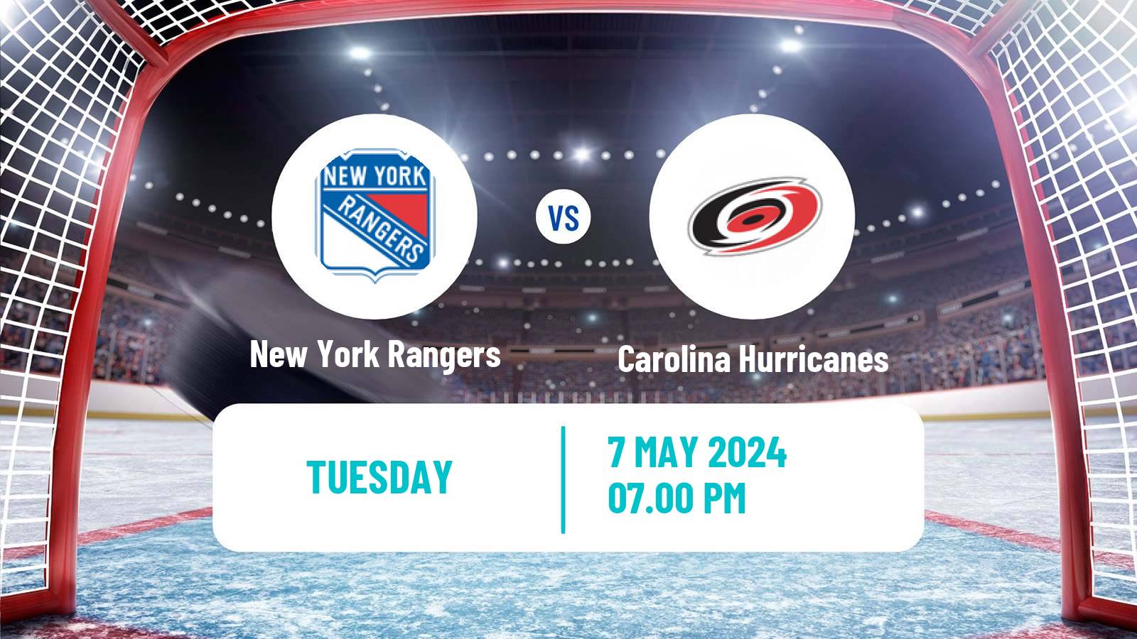 Hockey NHL New York Rangers - Carolina Hurricanes