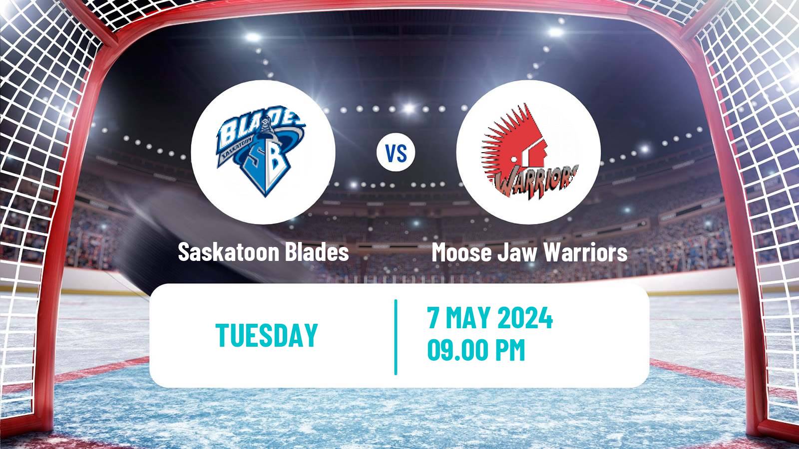 Hockey WHL Saskatoon Blades - Moose Jaw Warriors
