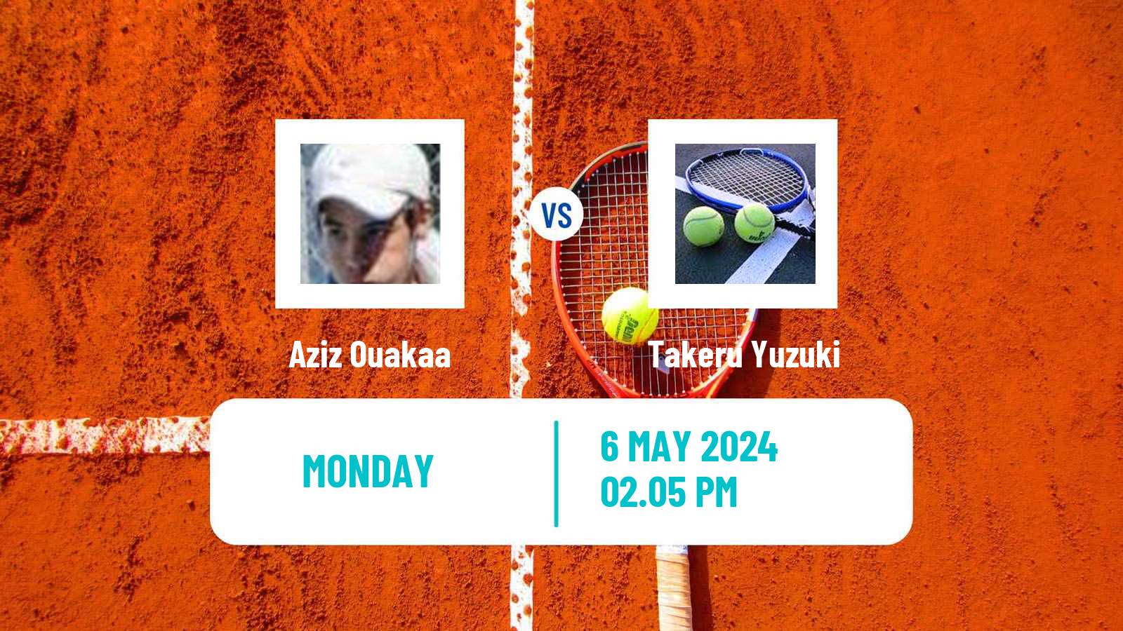 Tennis Santos Challenger Men Aziz Ouakaa - Takeru Yuzuki