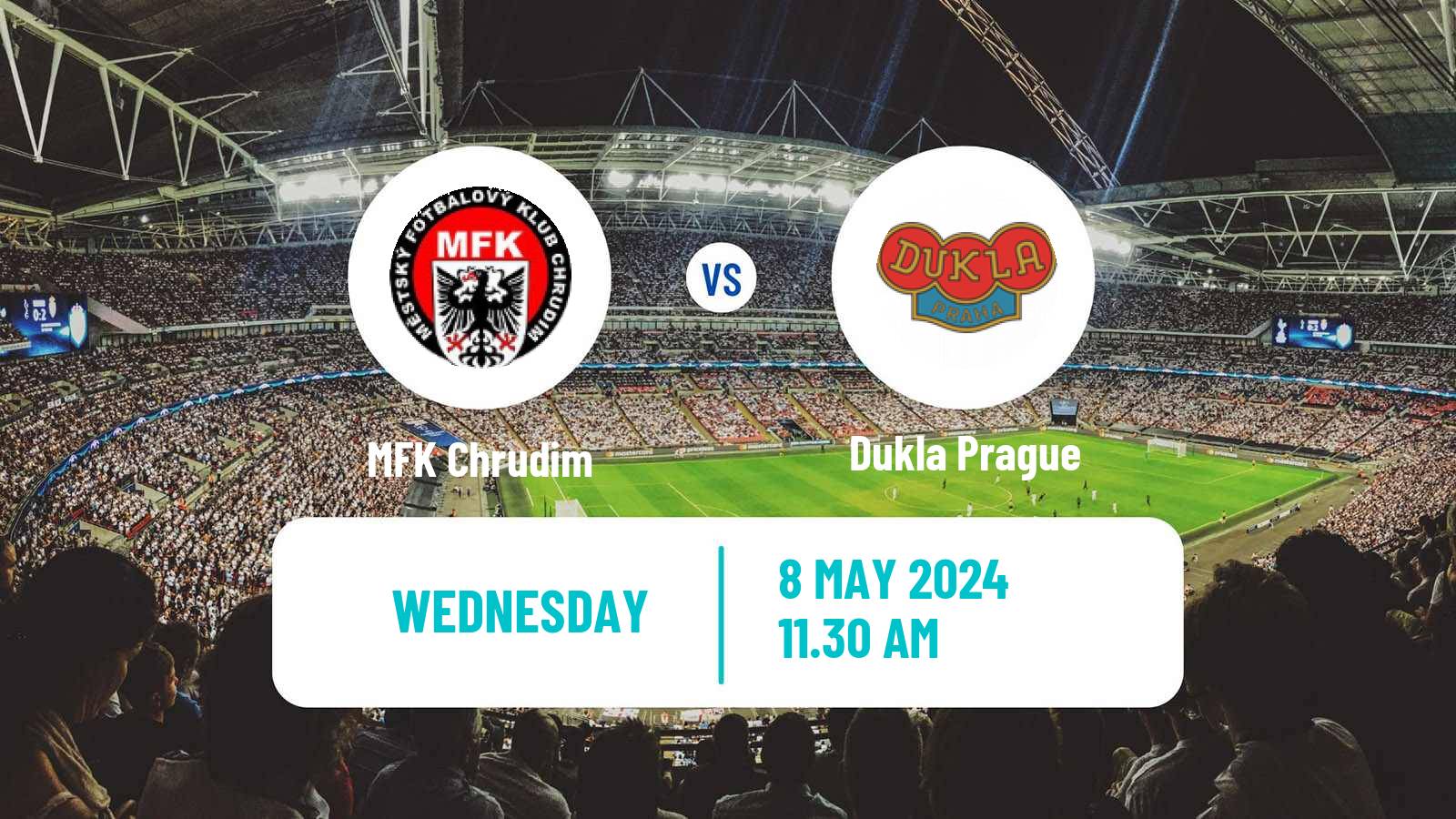 Soccer Czech Division 2 Chrudim - Dukla Prague