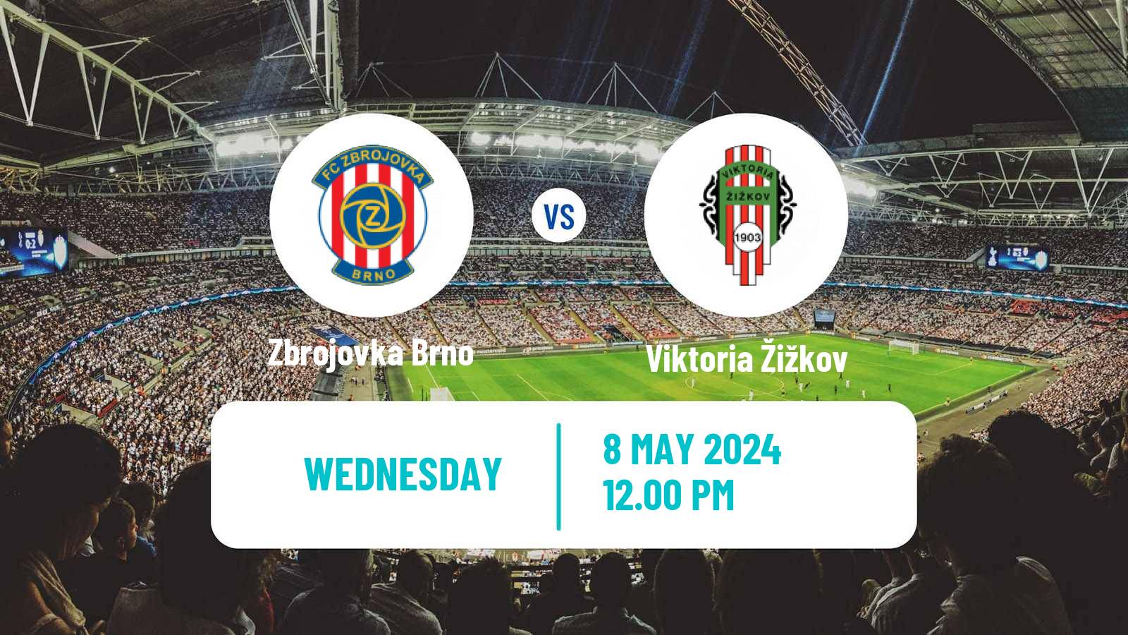 Soccer Czech Division 2 Zbrojovka Brno - Viktoria Žižkov