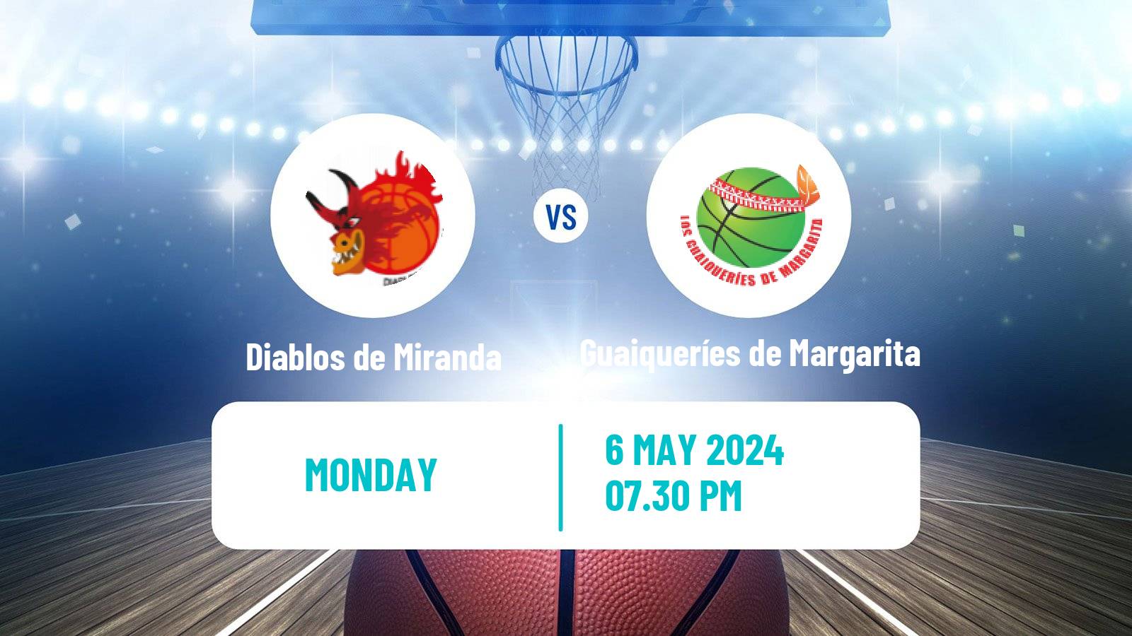 Basketball Venezuelan Superliga Basketball Diablos de Miranda - Guaiqueríes de Margarita