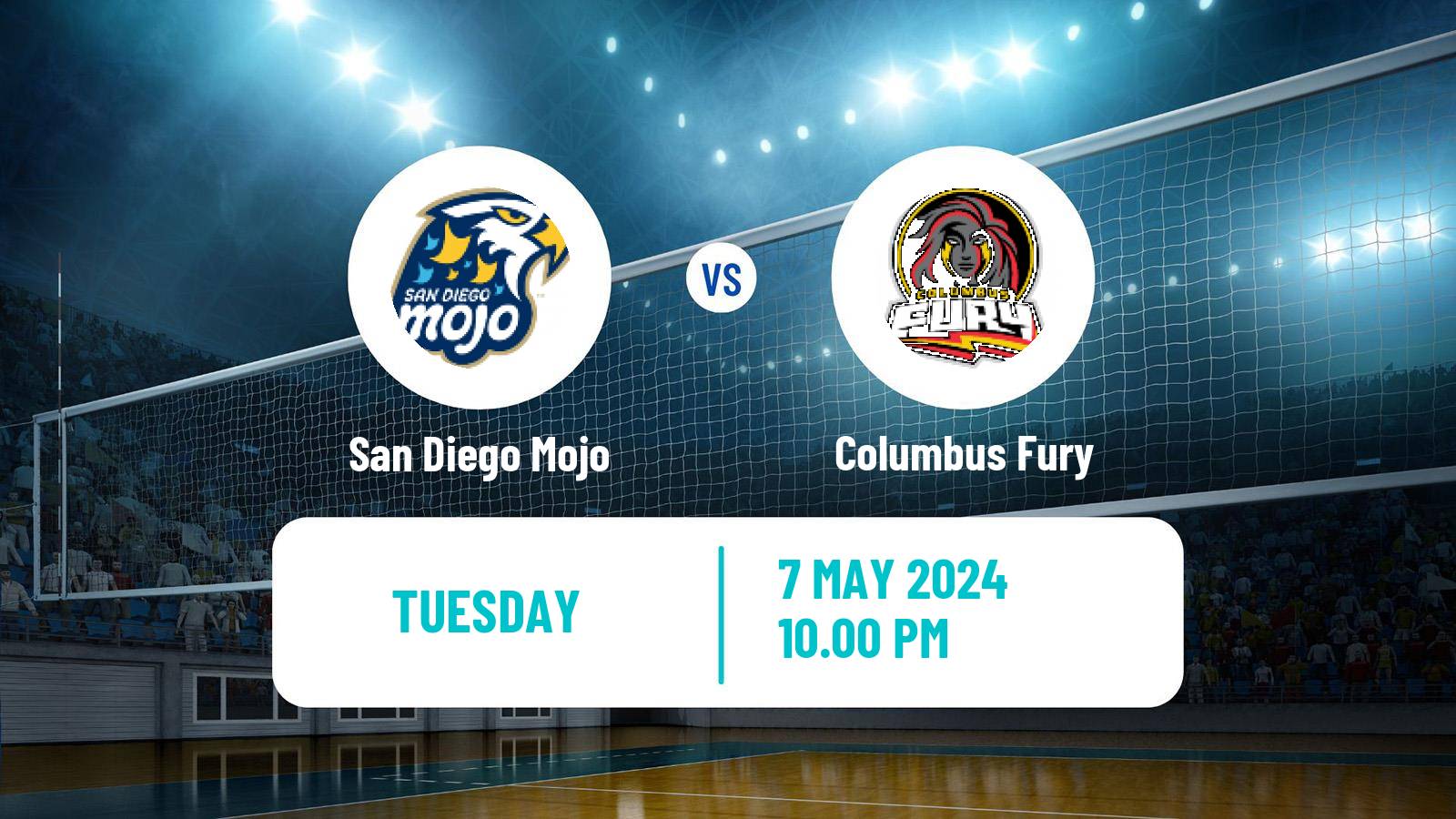 Volleyball PVF Women San Diego Mojo - Columbus Fury