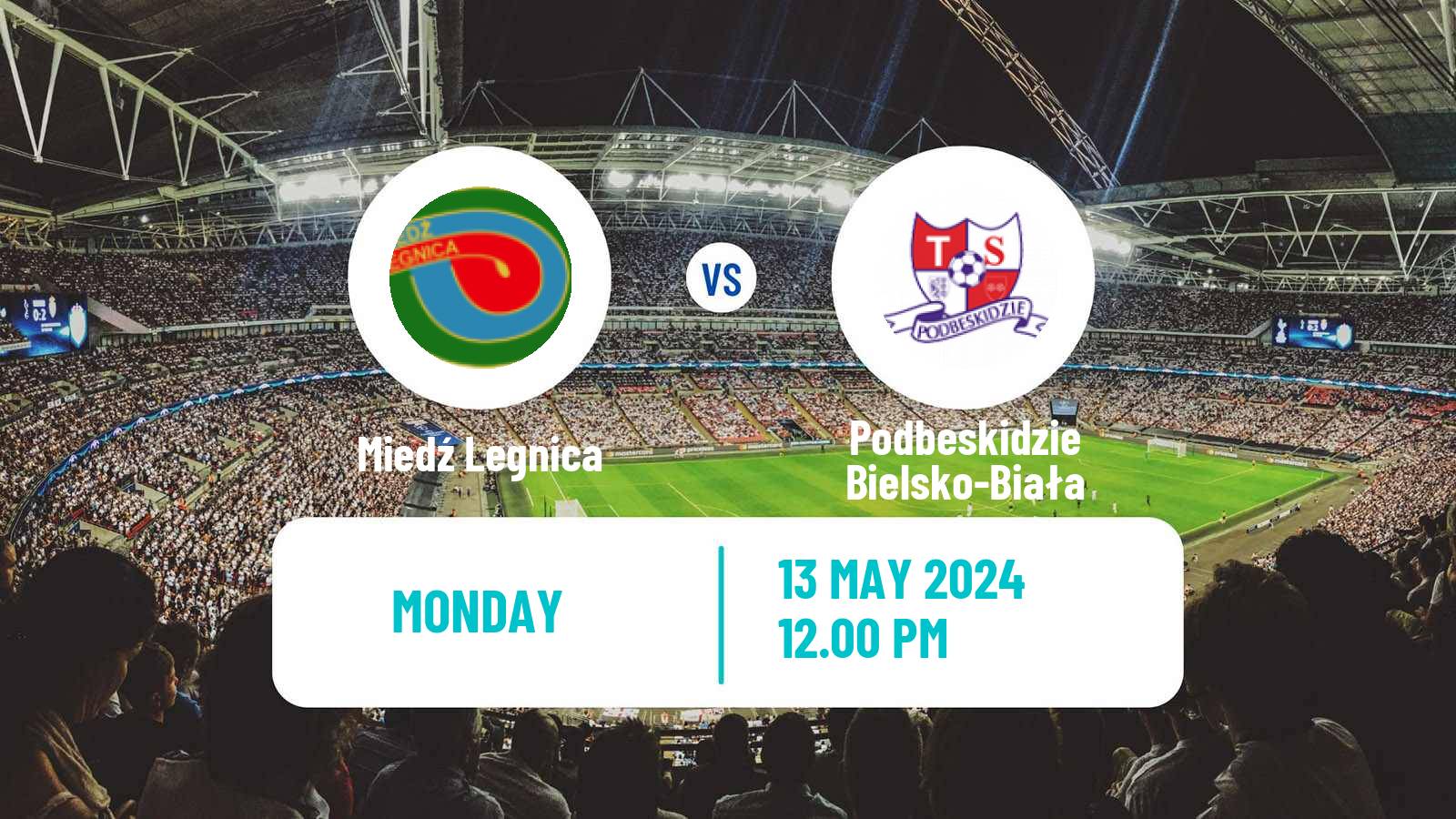 Soccer Polish Division 1 Miedź Legnica - Podbeskidzie Bielsko-Biała