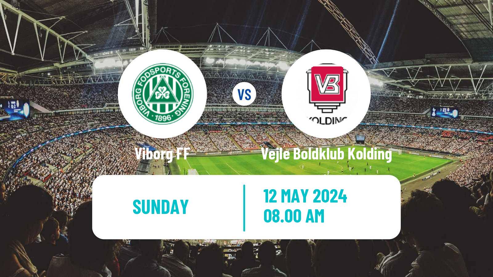 Soccer Danish Superliga Viborg - Vejle Boldklub Kolding
