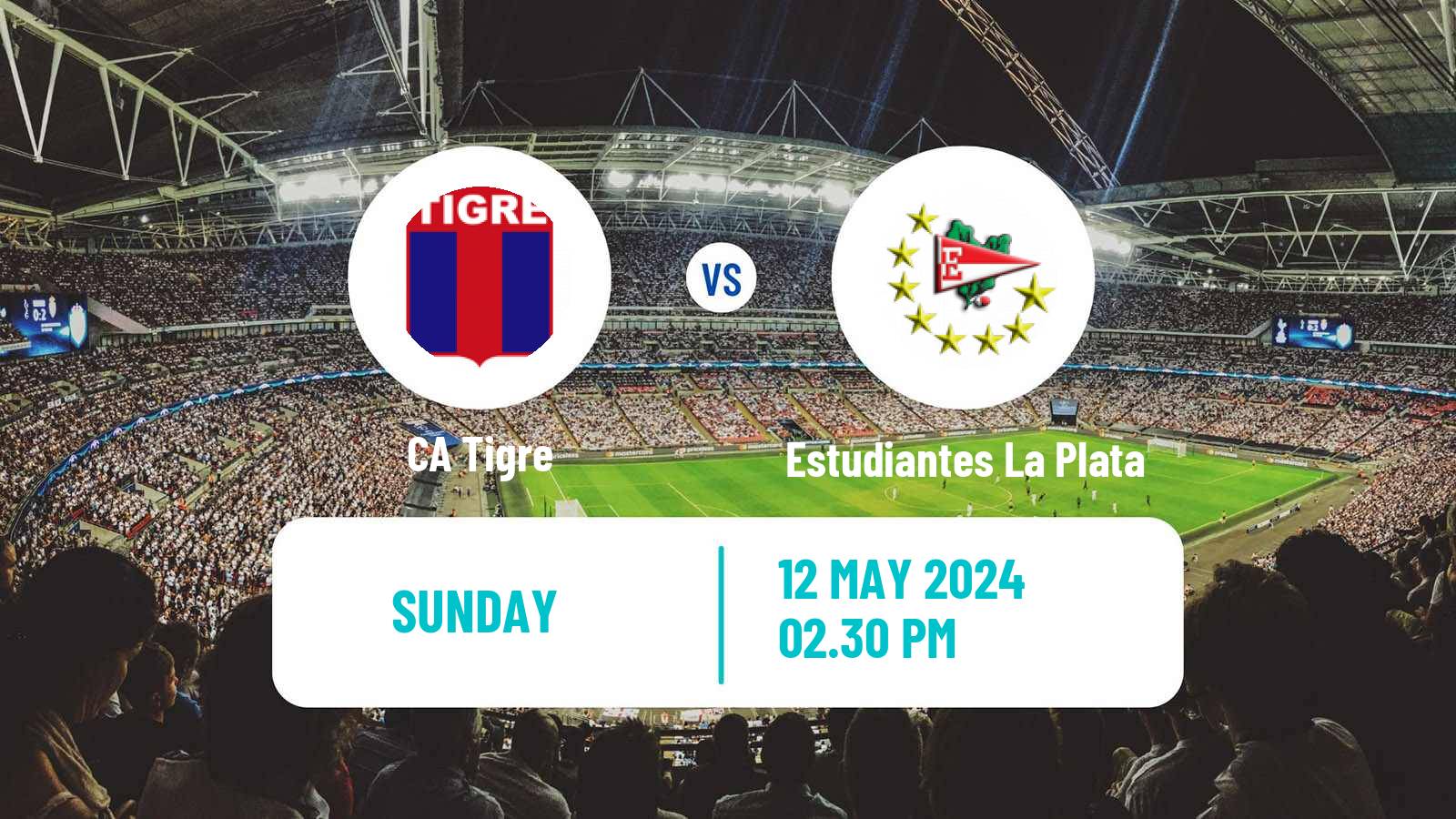 Soccer Argentinian Liga Profesional Tigre - Estudiantes La Plata