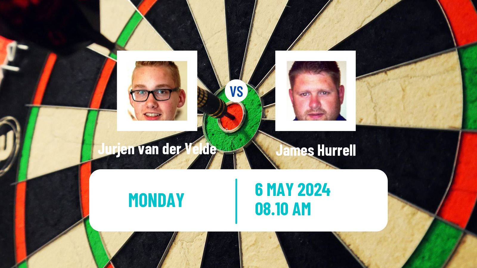Darts Players Championship 9 Jurjen van der Velde - James Hurrell