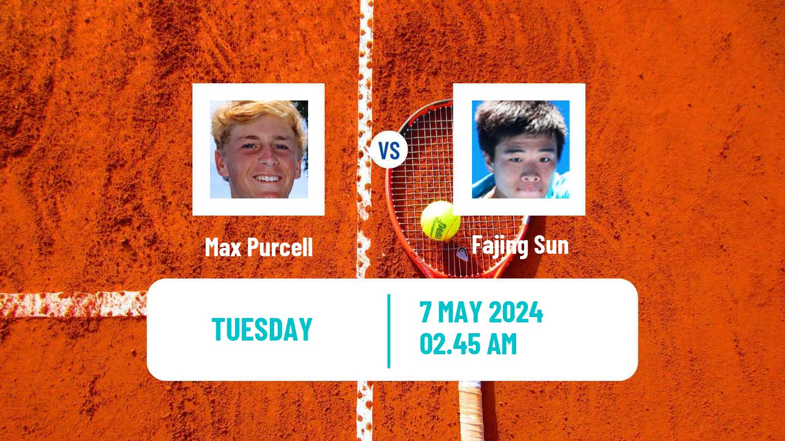 Tennis Wuxi Challenger Men Max Purcell - Fajing Sun