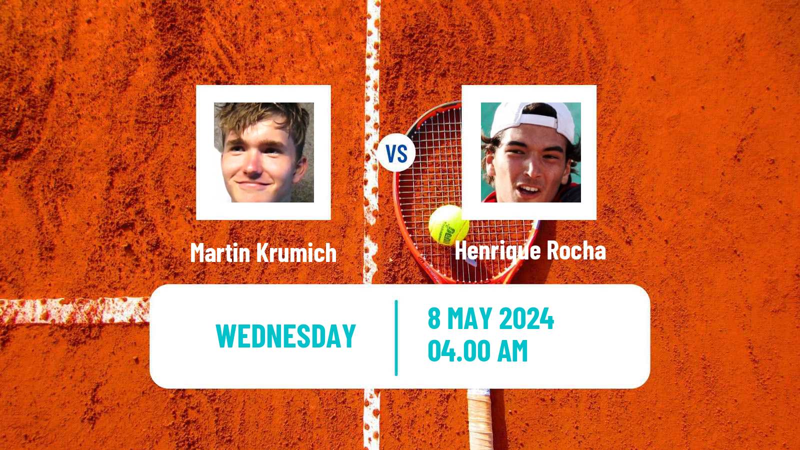 Tennis Prague Challenger Men Martin Krumich - Henrique Rocha