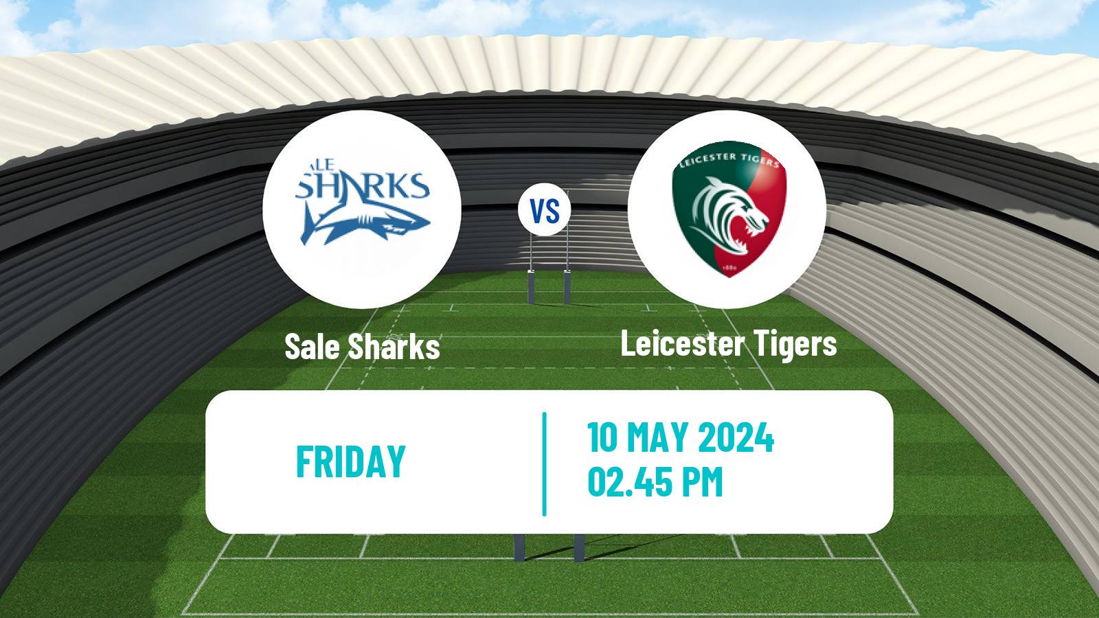 Rugby union English Premiership Rugby Sale Sharks - Leicester Tigers