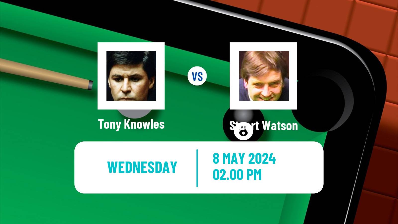 Snooker World Senior Championship Tony Knowles - Stuart Watson