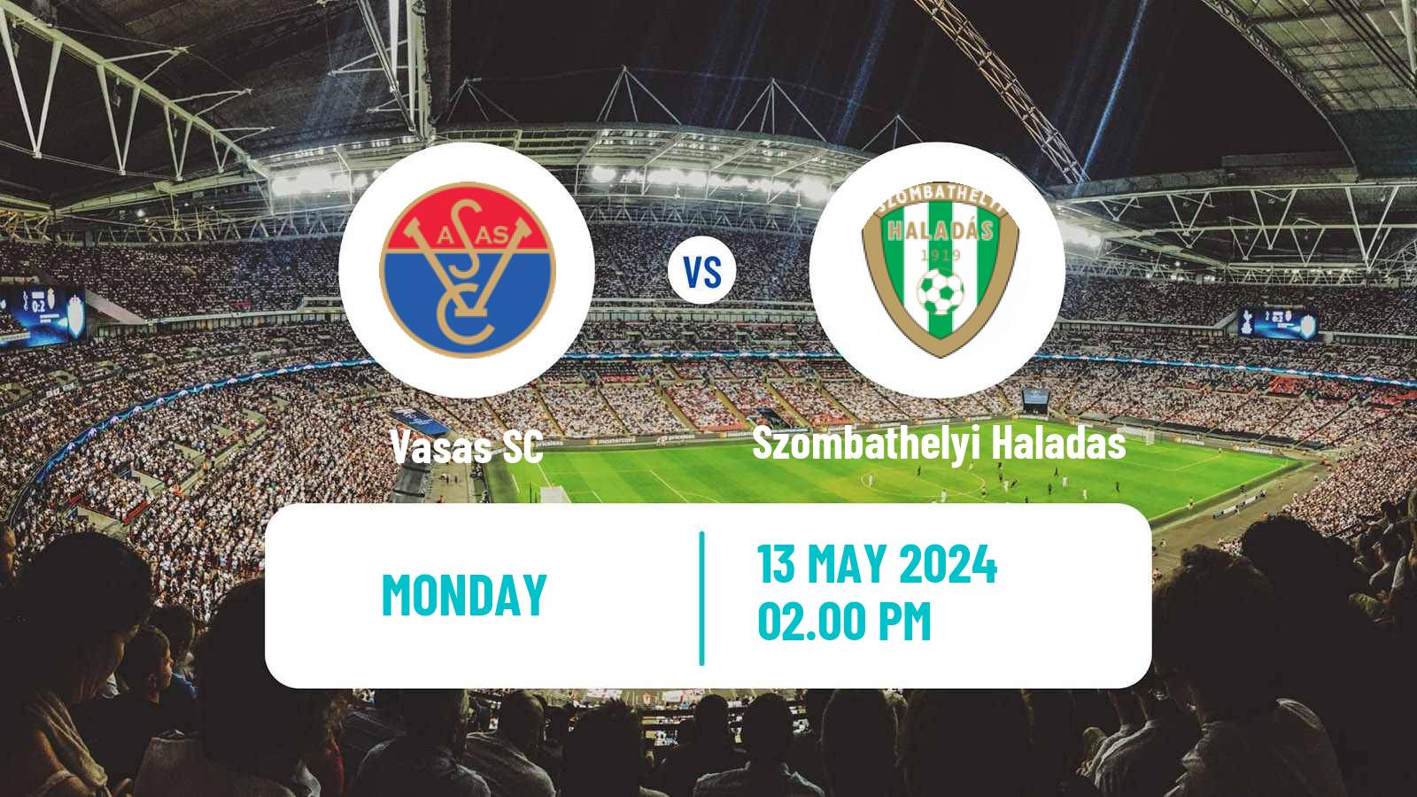 Soccer Hungarian NB II Vasas - Szombathelyi Haladas