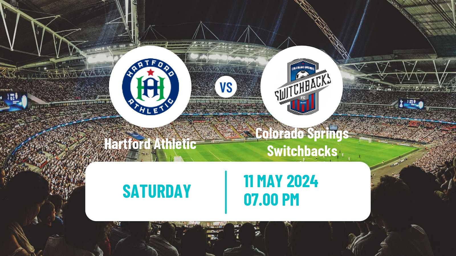 Soccer USL Championship Hartford Athletic - Colorado Springs Switchbacks